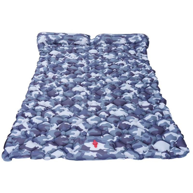 Style 1 Double ANX005-S1-D Inflatable Sleeping Mat with Pillow